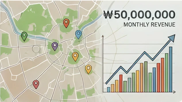 デリバリーデータ分析による月商500万円立地の発掘
